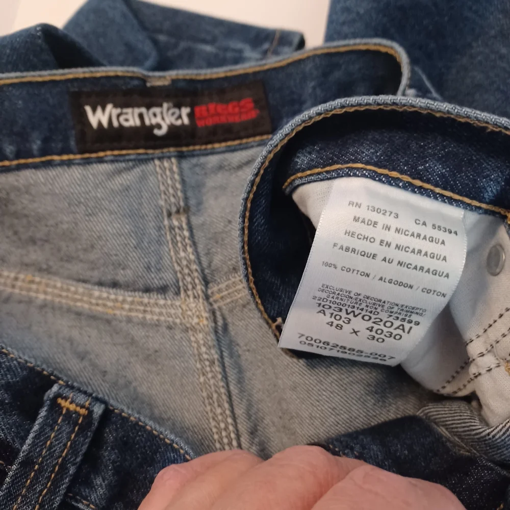 Wrangler Riggs Workwear Carpenter Relaxed Fit Men's Sz 48X30
